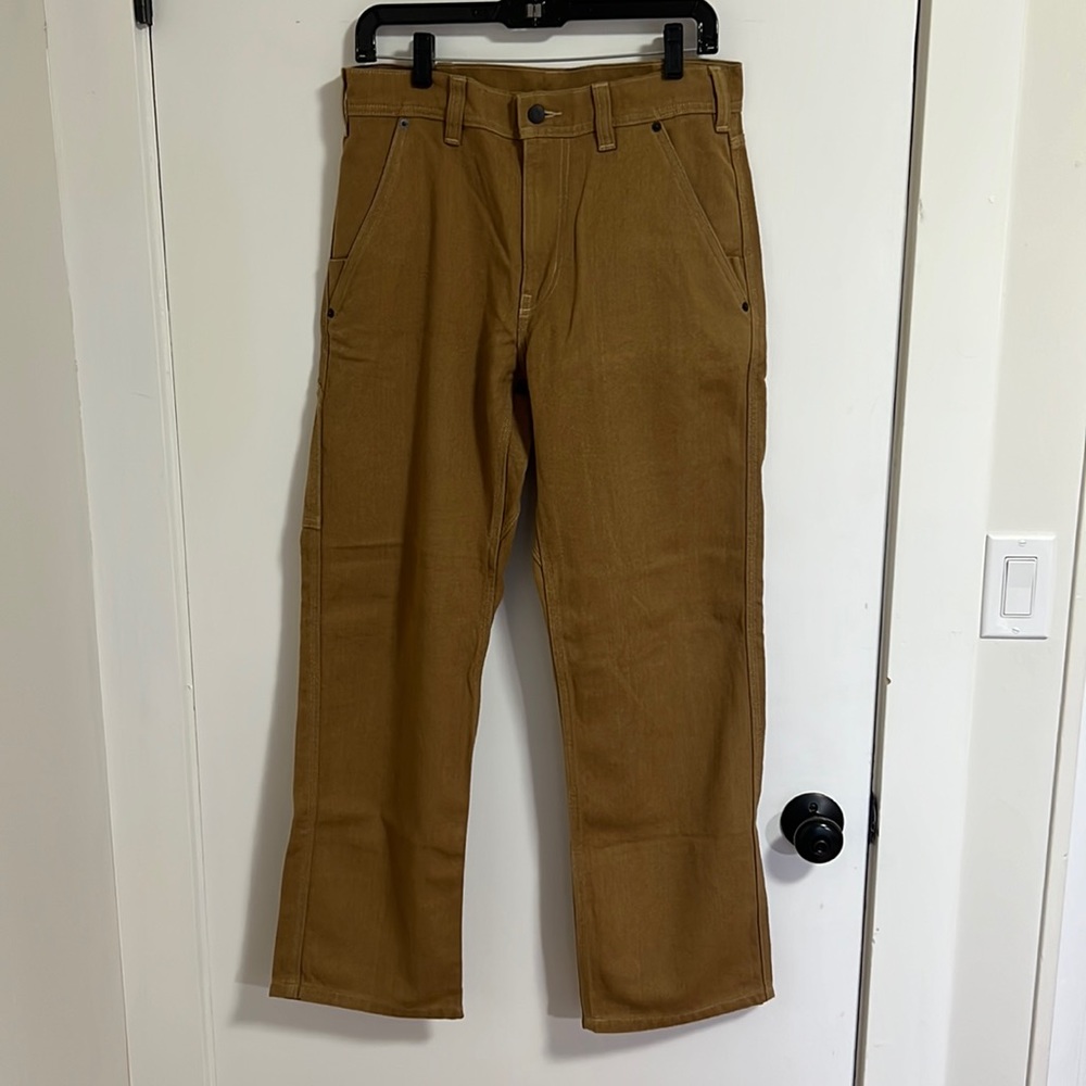 Patagonia Worn Wear Men's Iron Forge Hemp® Canvas  Pants in Coriander Brown